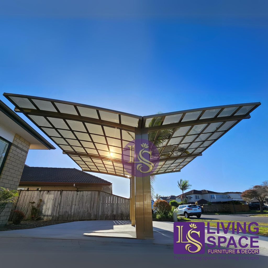 A free standing Golden Carport in New Zealand