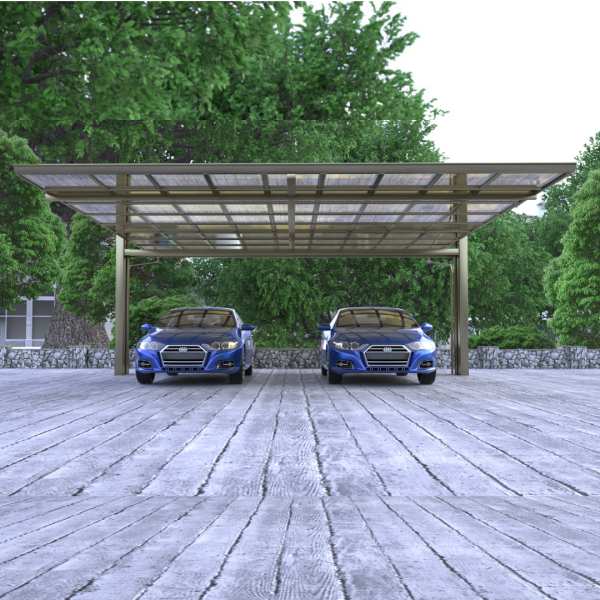 Side Pull Double Carport | Living Space