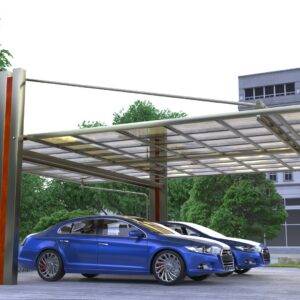 Side-Pull Cantilever Double Carport | Living Space