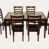 Winsted Dining Suite | Marble Pattern | 7 Piece Set