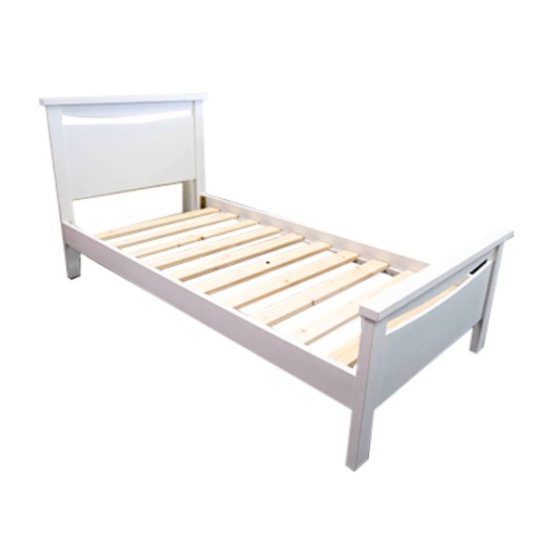 Britain Bed Frame | White | Living Space