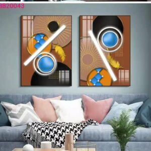 Home Abstract Wall Art - Set of 2 | Living Space