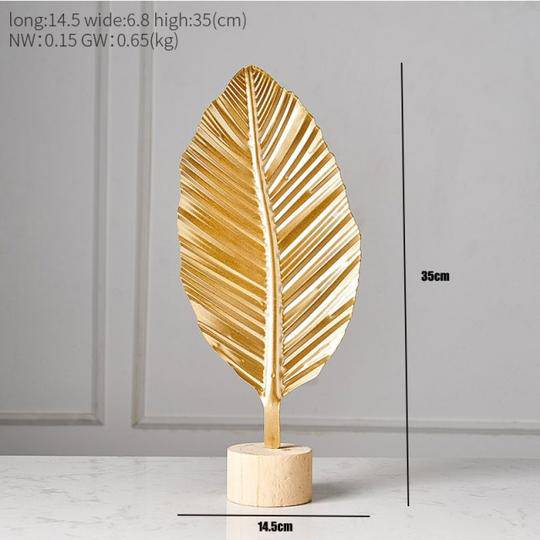 Metal Banana Gold Leaf | Living Space