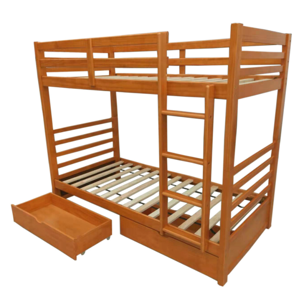 Harper Wooden Bunk Bed - Honey | Living Space
