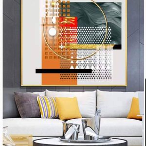 Abstract Black and Golden Life Wall Art
