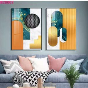 Home Abstract Design Wall Art - Set of 2