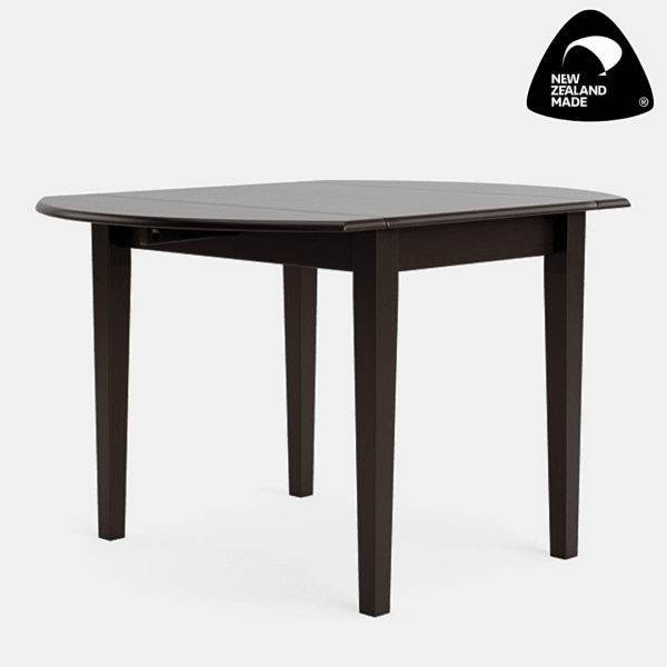 Dark Oak Color Villager Drop Leaf Table - Living Space