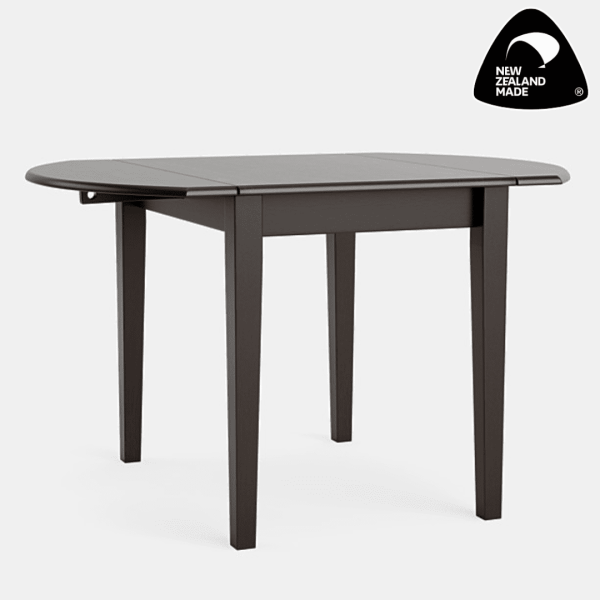 Dark Oak Color Villager Drop Leaf Table - Living Space