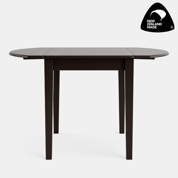 Dark Oak Color Villager Drop Leaf Table - Living Space