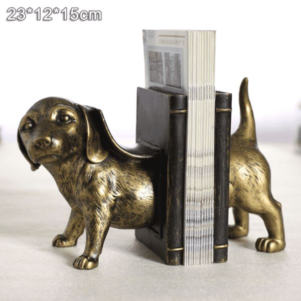 Dog Bookend Home Decor