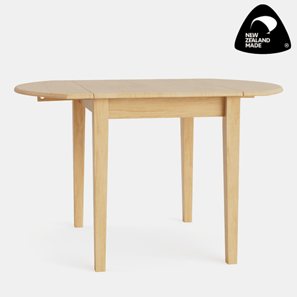 Light Oak Color Villager Drop Leaf Table - Living Space