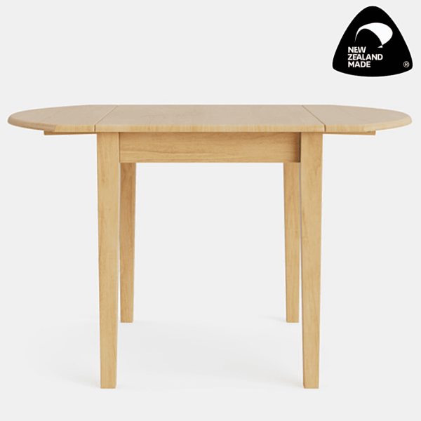 Light Oak Color Villager Drop Leaf Table - Living Space