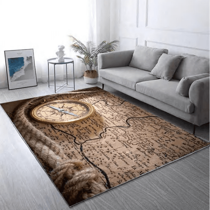 Persian Rug placed in a living room in New Zealand