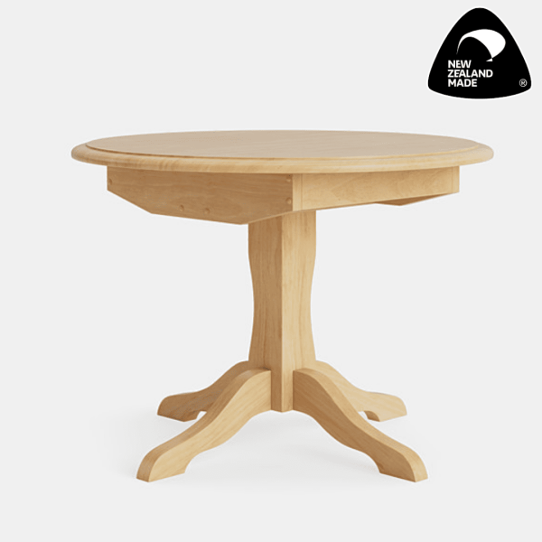 Villager Round Table - Light Oak