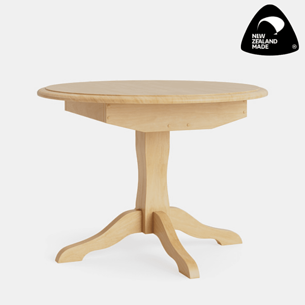 Villager Round Table - Light Oak