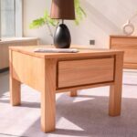 lamp table - wooden side table