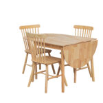 Olivar Drop Leaf Wooden Dining Suite