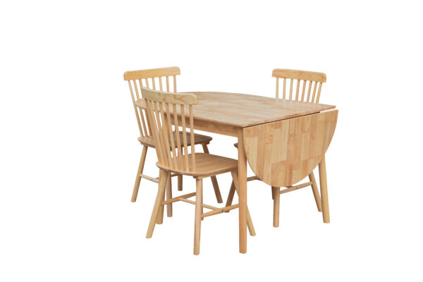 Olivar Drop Leaf Wooden Dining Suite