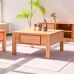 dylen square- wooden coffee table