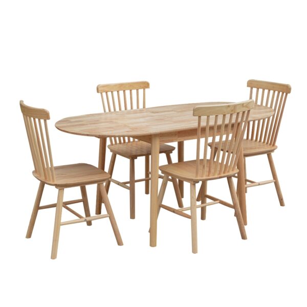 Olivar Drop Leaf Wooden Dining Suite