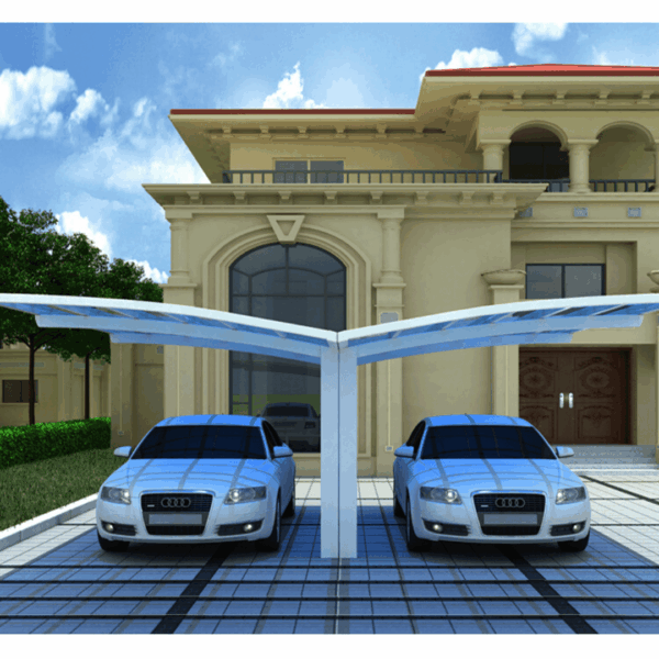 Y-Shape Double Carport